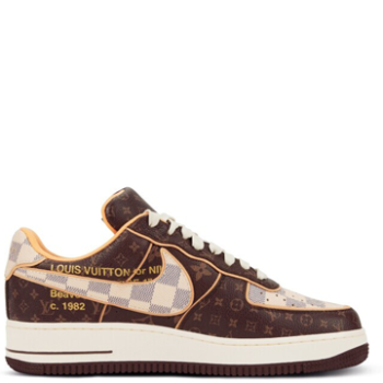 Louis Vuitton X Nike Air Force 1 Low Brown