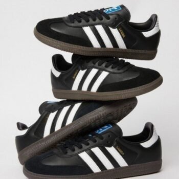 Adidass Samba Leather Full Black mens FIX