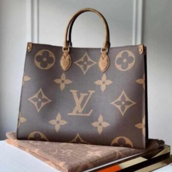 Louis Vuition On The Go Tote Bag With DustBag Premium Quality