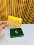 08 GOYARD YELLOW PREMIUM QUALITY CARD HOLDER WALLET