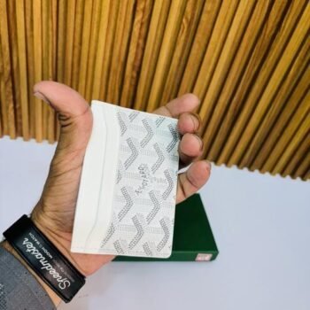07 GOYARD WHITE PREMIUM QUALITY CARD HOLDER WALLET