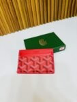 02 GOYARD RED PREMIUM QUALITY CARD HOLDER WALLET
