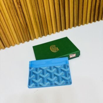 01 GOYARD BLUE PREMIUM QUALITY CARD HOLDER WALLET