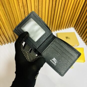 88 BURBERR_Y FULL BLACK PRINTED PREMIUM QUALITY WALLET WITH BOX