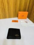 201 HERMES FULL BLACK PREMIUM QUALITY WALLET WITH BOX