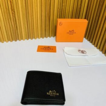 201 HERMES FULL BLACK PREMIUM QUALITY WALLET WITH BOX