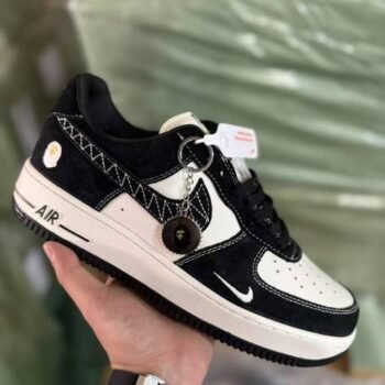 Airforce 1 bape Black White