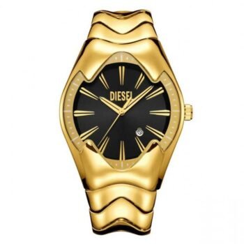 DIESEL MERCURIAL QUARTZ GOLD BLACK