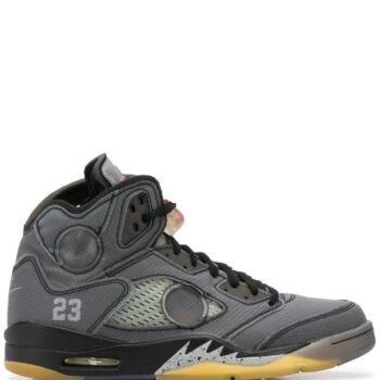 Jordan Retro 5 Off White Black Muslin