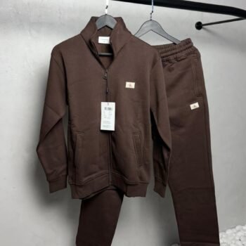 CALVIN KLEIN BROWN TRACK-SUIT