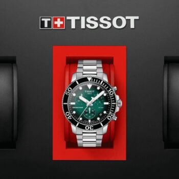 Tissot Seastar Chronograph Green Dial❣️