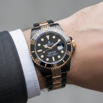 Rolex Oyster perpetual Submarine Vintage Rose-Gold Quartz