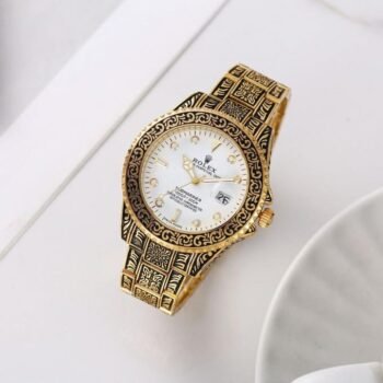 Rolex Oyster Vintage Gold-White Quartz