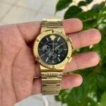 Versace Greca Chronograph Gold Black