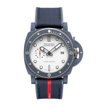Panerai Submersible Luna Rosse Blue White Automatic