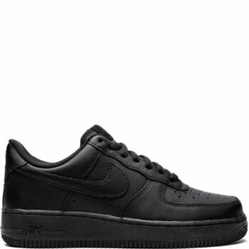 Nike Airforce 1 Pure Leather Triple Black for her