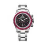 ROLEX Daytona Black Dial Ruby Bezel YZ