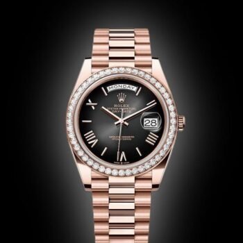 Rolex DayDate Rose Gold Ombre Diamond Automatic