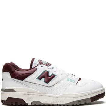 New Balance 550 White Burgendy