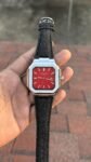 PATEK PHILIPPE CUBE SILVER RED QUARTZ