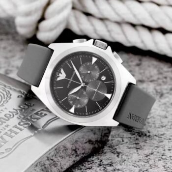 Emporio Armani Classic Silver Grey J585