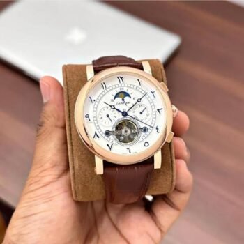 CARTIER BALLOON LEATHER AUTOMATIC