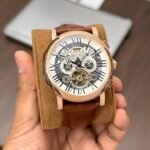 CARTIER BALLOON LEATHER AUTOMATIC