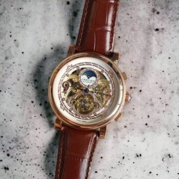 CARTIER BALLOON LEATHER AUTOMATIC