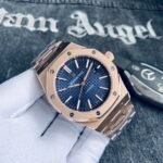 Audemars piguet royal Oak Quartz Rose Gold Blue