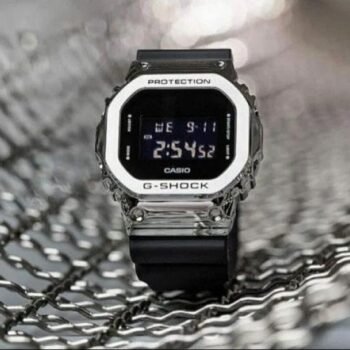 CASIO G-SHOCK GMS 5600 SILVER-BLACK