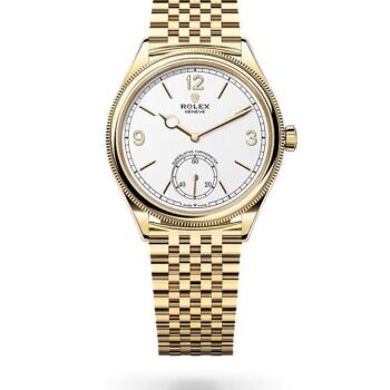 Rolex 1908 Gold White Semi ETA AUTOMATIC