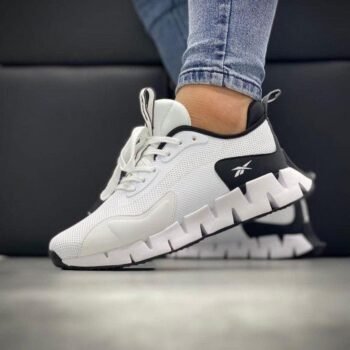 Branded RBK Zig Dynamica White Kinetic 2 White Black