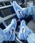 Branded Retro 1 University Blue Sneakers High Ankle