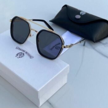 Branded  Sunglasses  hearts gold black(With Original Kit)
