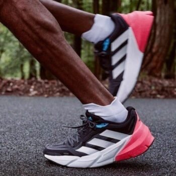 Branded Adistar Running Shoes Black White Red