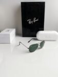 Branded Rb Black Green Aviator Sunglasses Bt (With Original Kit)