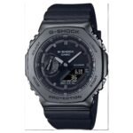 G-shock Gm 2100 Stainless Steel Black Dial Black Strap Watch