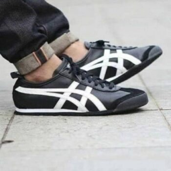 Branded Tiger Sneakers Mexico 66 Black White For Men's