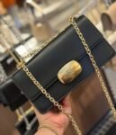 Coach Eliza Premium Crossbody Sling Bag With OG Magnetic Gift Box & Dust Bag (Black - 917)