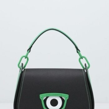 Karl Lagerfeld x Darcel Disappoints Print Crossbody Bag Black With OG Box & Dust Bag (KB032 BLACK)(LB)