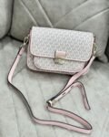 Michael Kors Bradshaw Cross Body Bag With OG Box (22001-Beige_Pink)(LB)