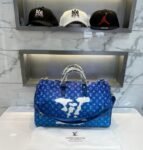 Louis Vuitton Keepall Duffle_50 Limited Edition Sky & Cloud With Dust Bag Tag & Lock Key (8878)(LB)