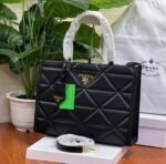 Prada Leather Symbole Tote Bag With OG Box & Dust Bag (Black-890)(BSB)