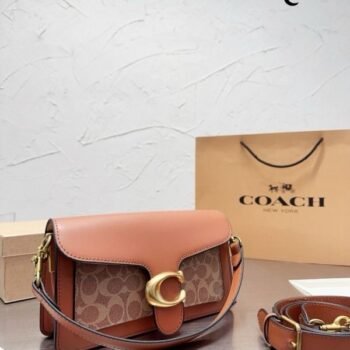 Coach Tabby 26 be Shoulder Bag With OG  Box & Dust  Bag (Printed Brown-246)(BSB)