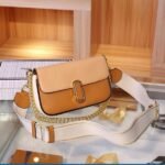 Marc Jacobs The J Marc Shoulder Bag With OG Box & Dust Bag (Brown - 553)(BSB)