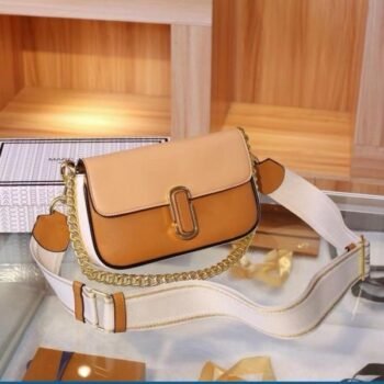 Marc Jacobs The J Marc Shoulder Bag With OG Box & Dust Bag (Brown - 553)(BSB)