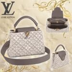 Louis Vuitton LV Capucines M46042 Premium Quality Leather Bag With OG Box & Dust Bag & Extra Shoulder Strap (White - 300)(BSB)