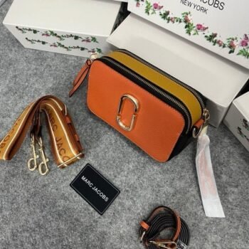 Marc Jacobs The SnapShot Camera Sling Bag With Dust Bag & OG Box (996 Orange)(LB)