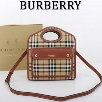 Burberry Mini Checkered Leather Tote Bag With OG Box & Dust
Bag 2733 Lattice(LB)