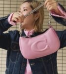 Coach GB Teri Shoulder Bag With Signature Quilting With OG Box & Dust Bag (CA548_Pink)(LB)